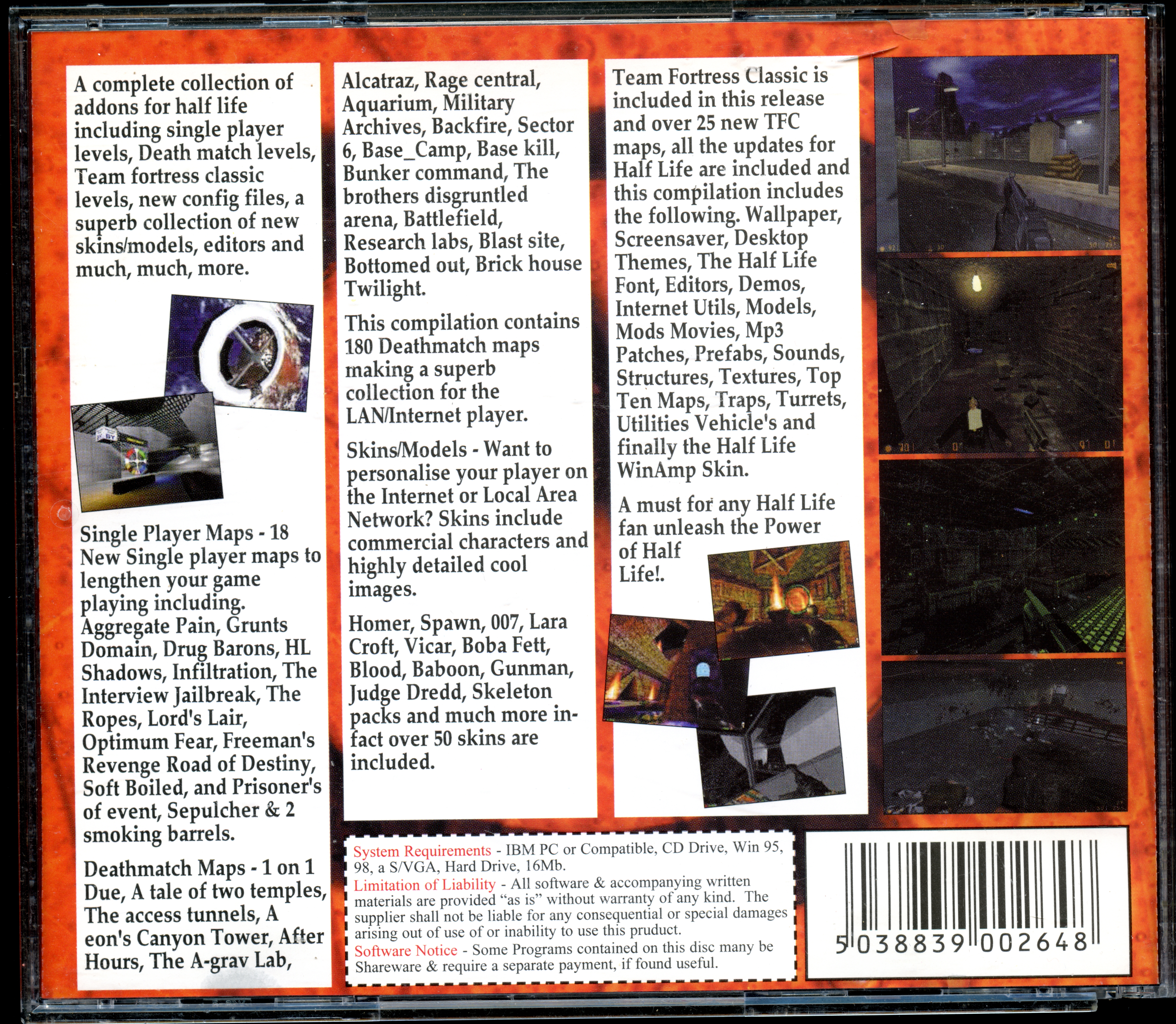 scans valvearchive com archive half life half life game files unofficial addon cds half life add ons scans